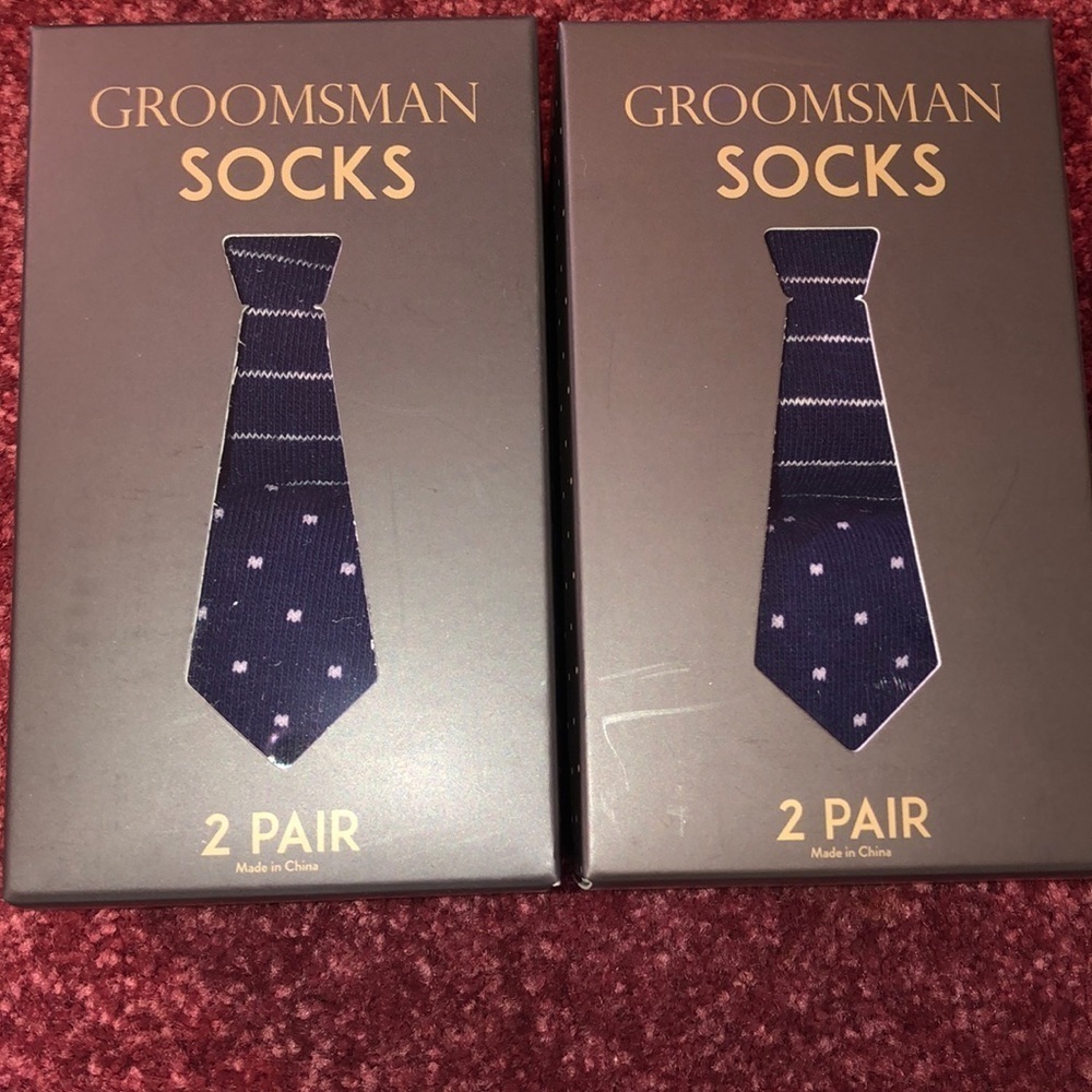 New with tag’s groomsman socks